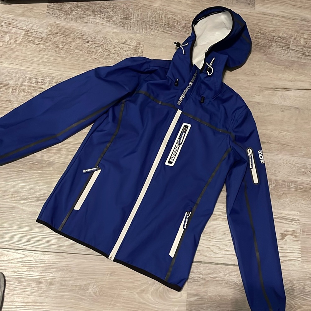 SuperDry Lightweight Blue Jacket Small